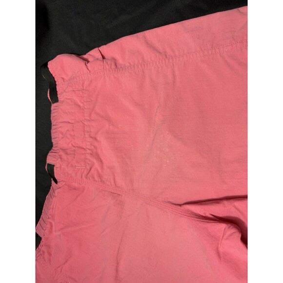 Vintage Patagonia Baggies Shorts Mens S Pink Lined 90s Belted Wave Logo Nylon - Picture 6 of 8